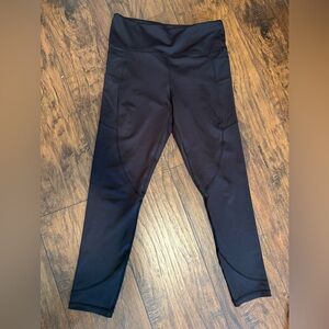 ZYIA Black High-Waisted Leggings